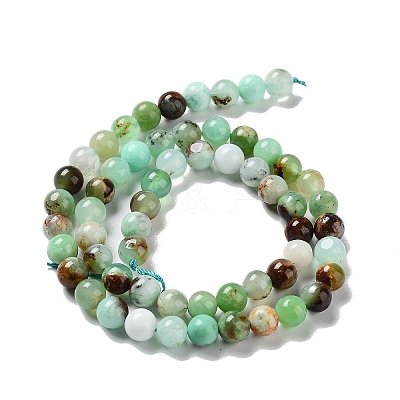Natural Chrysoprase Beads Strands G-G057-A01-02-1