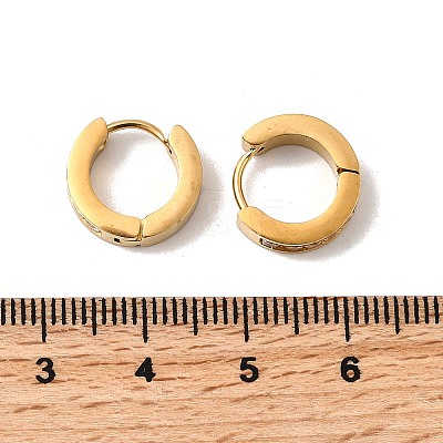 304 Stainless Steel Hoop Earrings EJEW-L302-02G-03-1