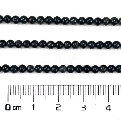 Natural Blue Tiger Eye(Dyed & Heated) Beads Strands G-M438-A04-01-1
