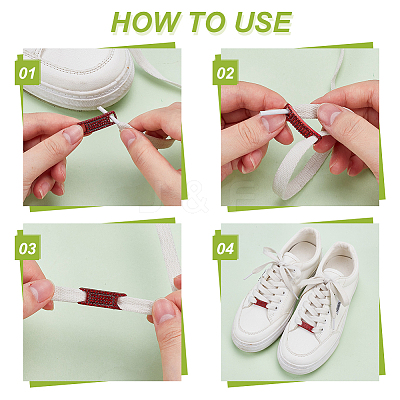 10Pcs Alloy Rhinestone Shoelace Buckle FIND-AR0006-26-1