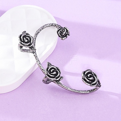 316 Surgical Stainless Steel Cuff Earrings EJEW-E300-25AS-02-1