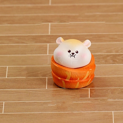 Cartoon Resin Animal Sushi Mini Model PW-WGD9310-05-1