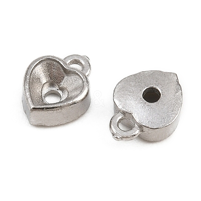 304 Stainless Steel Charm Rhinestone Settings SA-CBAC865-06C-P-1