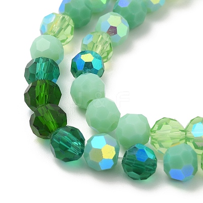 Electroplate Glass Beads Strands EGLA-P048-A05-1