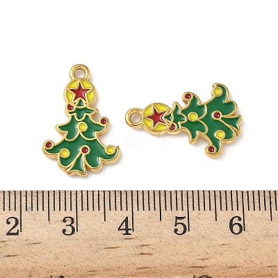 304 Stainless Steel Enamel Pendants STAS-L300-012G-35-1