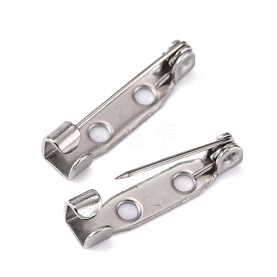 Tarnish Resistant 304 Stainless Steel Pin Brooch Back Bar Findings X-STAS-Q184-01-1