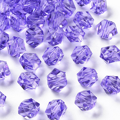 Transparent Acrylic Beads TACR-S154-15B-47-1