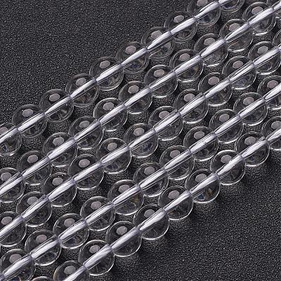 Synthetic Quartz Crystal Beads Strands GSR8mmA039-1-1