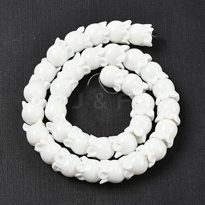 Gold Sand Lampwork Beads Strands LAMP-P069-02A-11-1