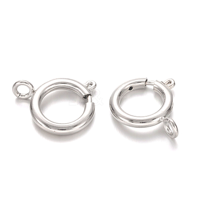 Brass Spring Ring Clasps KK-H419-S-1