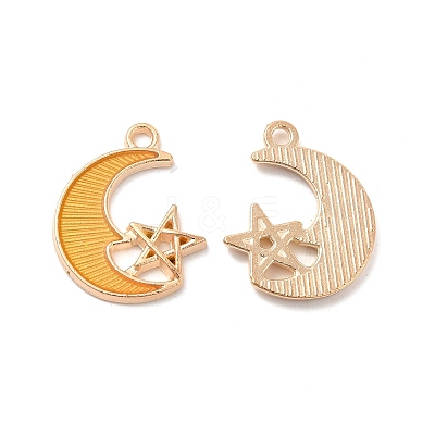 Alloy Enamel Pendants ENAM-S121-061-G-1