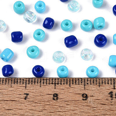 Opaque & Transparent Glass Seed Beads SEED-Q041-06E-1