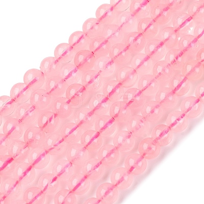 Natural Madagascar Rose Quartz Beads Strads G-D655-4mm-1