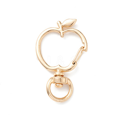 Apple Alloy Swivel Clasps LS-FIND-L012-02KCG-1