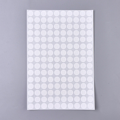 XS Sizes Clothing Size Round Sticker Labels AJEW-WH0014-76F-1
