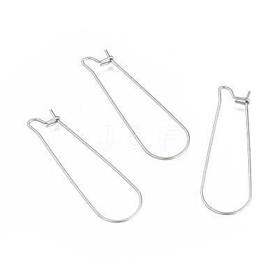 Tarnish Resistant 304 Stainless Steel Hoop Earring Finding X-STAS-E464-05P-1