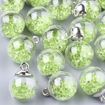 Glass Ball Pendants LS-GLAA-T003-04C-1