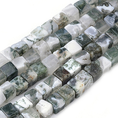 Natural Tree Agate Beads Strands X-G-R451-02-1