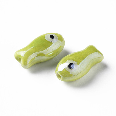 Handmade Porcelain Beads X-PORC-T007-06-1