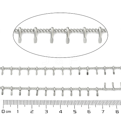 304 Stainless Steel Curb Chains CHS-P024-06P-1