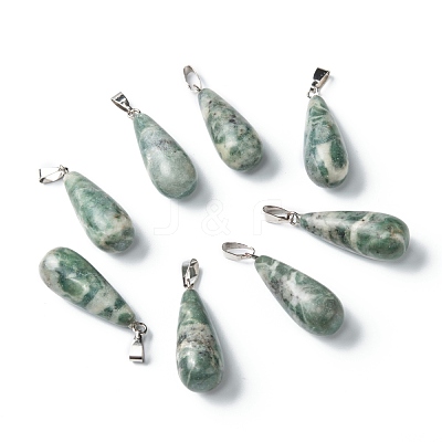 Natural Qinghai Jade Pendants G-F707-01-1
