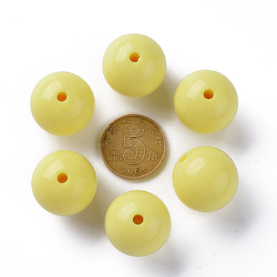 Opaque Acrylic Beads MACR-S370-C20mm-A10-1