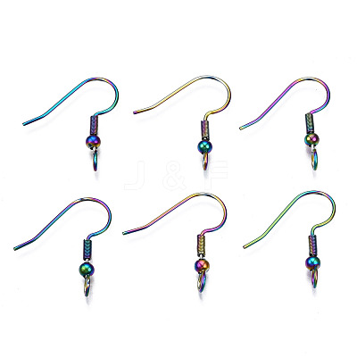 Ion Plating(IP) 304 Stainless Steel French Earring Hooks STAS-S119-021-1