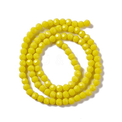 Faceted(32 Facets) Glass Beads Strands EGLA-J042-35A-01-1