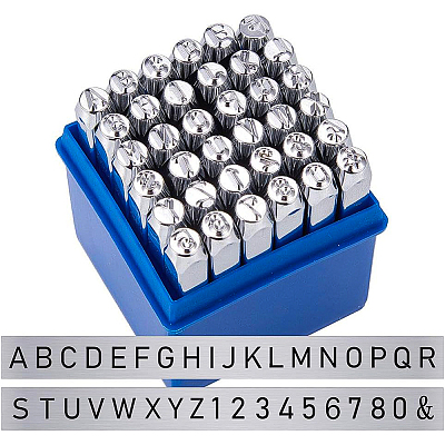Iron Metal Stamps AJEW-BC0005-22-1