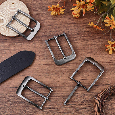 4Pcs Alloy Single Prong Roller Buckles FIND-CL0002-11-1