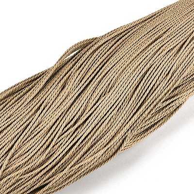 Round Waxed Polyester Cord YC-R135-1.5mm-01B-1