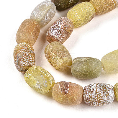 Natural Weathered Agate Beads Strands G-N344-42A-1