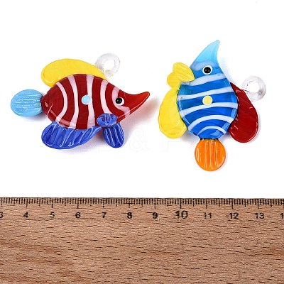 Handmade Lampwork Pendants LA-N048-10-1