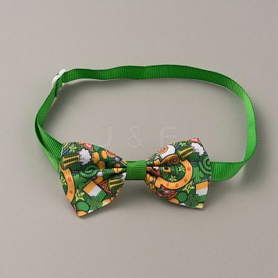 Adjustable Cloth Pet Bow Ties AJEW-WH0258-563L-1