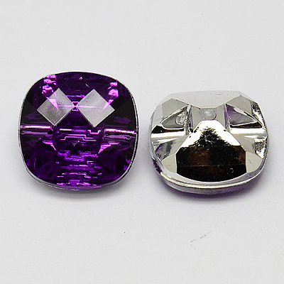 Taiwan Acrylic Rhinestone Buttons BUTT-F018-28mm-05-1