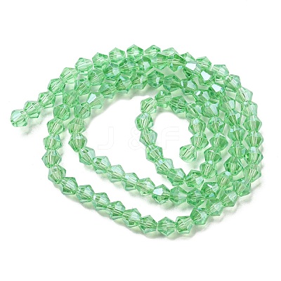 Transparent Electroplate Glass Beads Strands LS-EGLA-A039-T2mm-A24-1