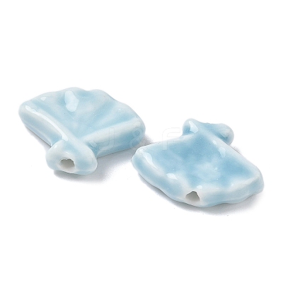 Glazed Porcelain Beads PORC-K003-05A-1