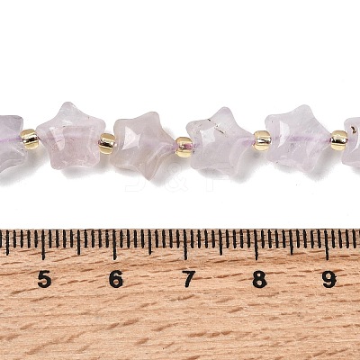 Natural Amethyst Beads Strands G-Z080-A29-10mm-1