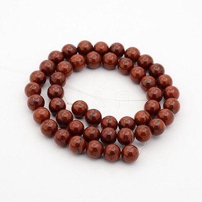 Natural Gemstone Round Bead Strands G-J302-08-10mm-1
