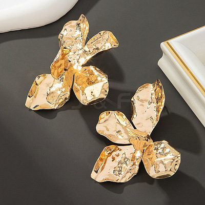 Flower Alloy Stud Earrings FS-WG7186F-05-1