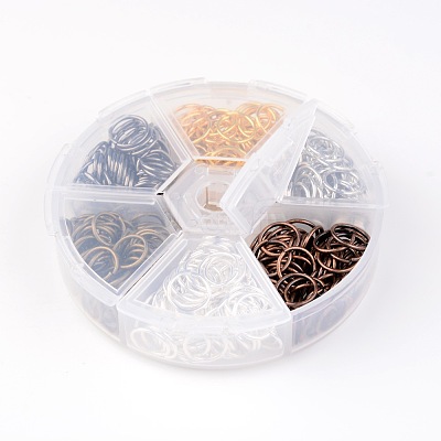 1 Box Brass Open Jump Rings KK-X0060-10mm-1