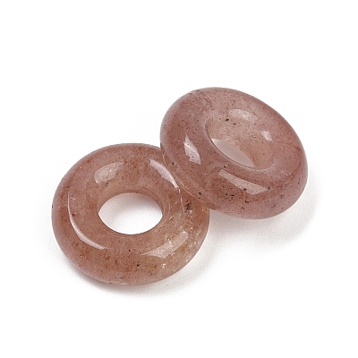 Natural Strawberry Quartz Pendants G-G202-07C-1