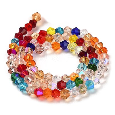 Transparent Electroplate Glass Beads Strands LS-GLAA-F029-2mm-D29-1