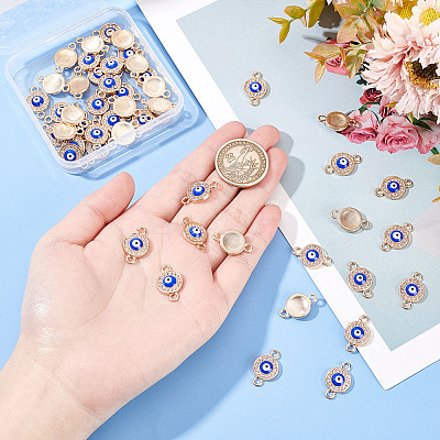 50Pcs Alloy Connector Charms ENAM-AR0001-31-1