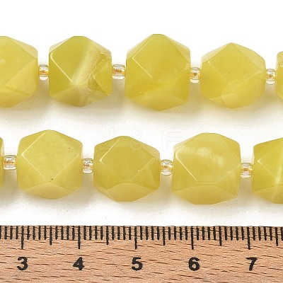 Natural Lemon Jade Beads Strands GG-CBAD988-A11-01-1