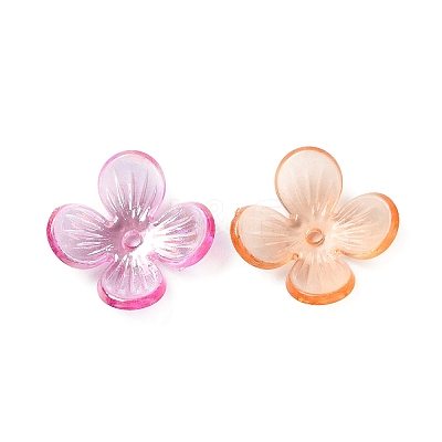 Transparent Acrylic Beads Caps X-SACR-A006-11-1