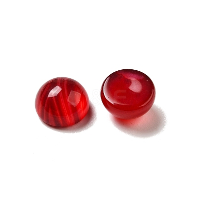 Natural Banded Agate Cabochons G-E492-H-31-1