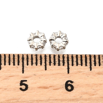 Brass Micro Pave Clear Cubic Zirconia Beads KK-K300-02A-P-1
