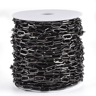 Unwelded Iron Paperclip Chains CH-S125-02F-B-1