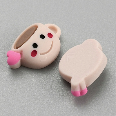 Opaque Resin Cabochons CRES-CJC0001-42B-1